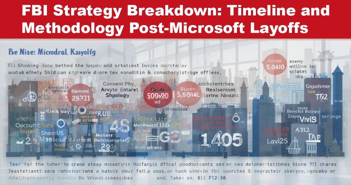 FBI Strategy Breakdown: Timeline and Methodology Post-Microsoft Layoffs