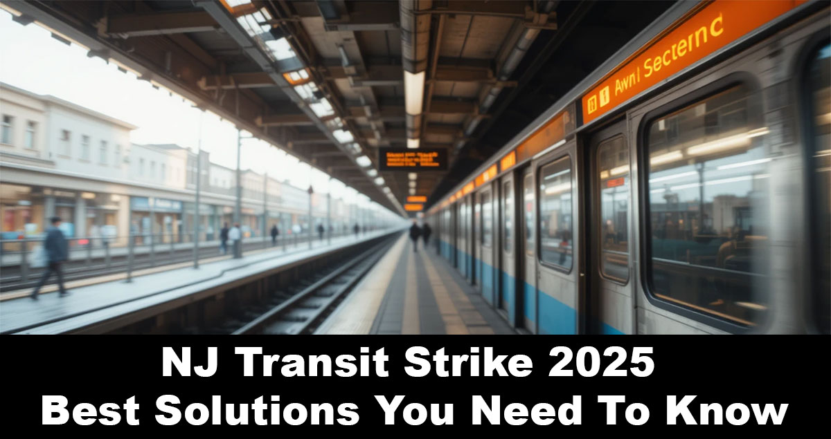 NJ Transit Strike 2025: Best Solutions You Need To Know