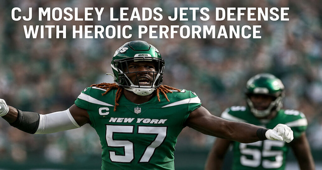 CJ Mosley Leads Jets Defense with Heroic Performance