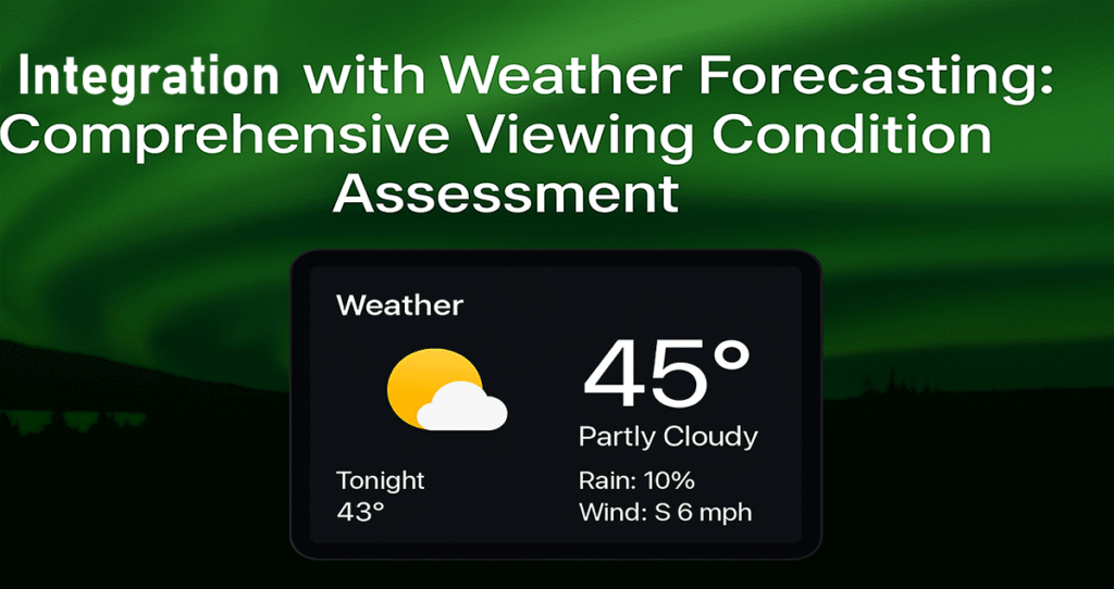 Integration with Weather Forecasting: Comprehensive Viewing Condition Assessment