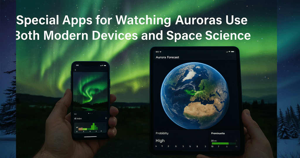 Special Apps for Watching Auroras Use Both Modern Devices and Space Science