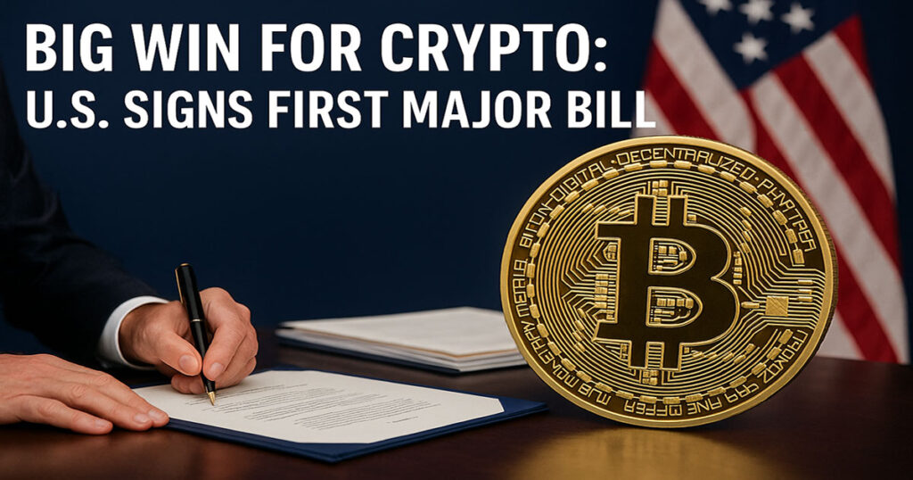 Big Win for Crypto: U.S. Signs First Major Bill